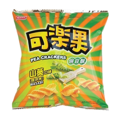pea crackers-wasabi