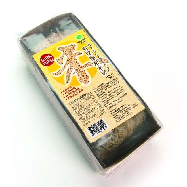 brown rice noodles
