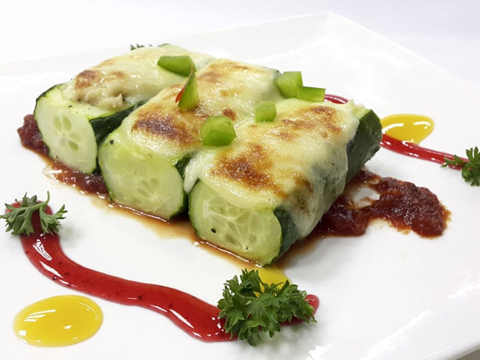 芝士焗吞拿魚蔬盒